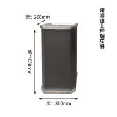 垃圾桶桶座 大堂酒店桶靠墙宾馆不锈钢果皮烟灰批发地 商场立式