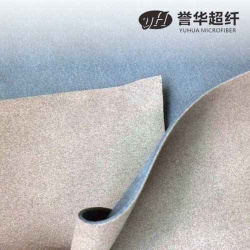 红黑双色加厚绒面超纤 耐撕裂不变形反绒超纤皮革 厚度颜色可选