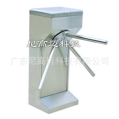 博物馆出口单项三棍旋转闸杆 手推三棍扎 止出 依次通过 防尾随