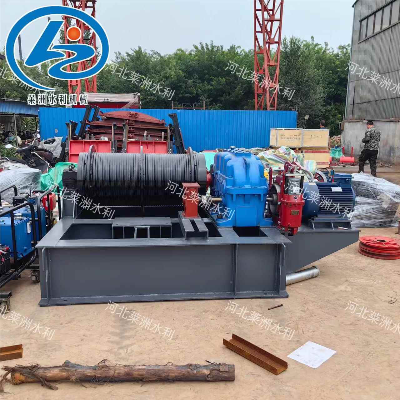 固定式式卷扬闭启闭机QPB-40KN 单双型QPB吊点卷0扬机 新闭式卷扬