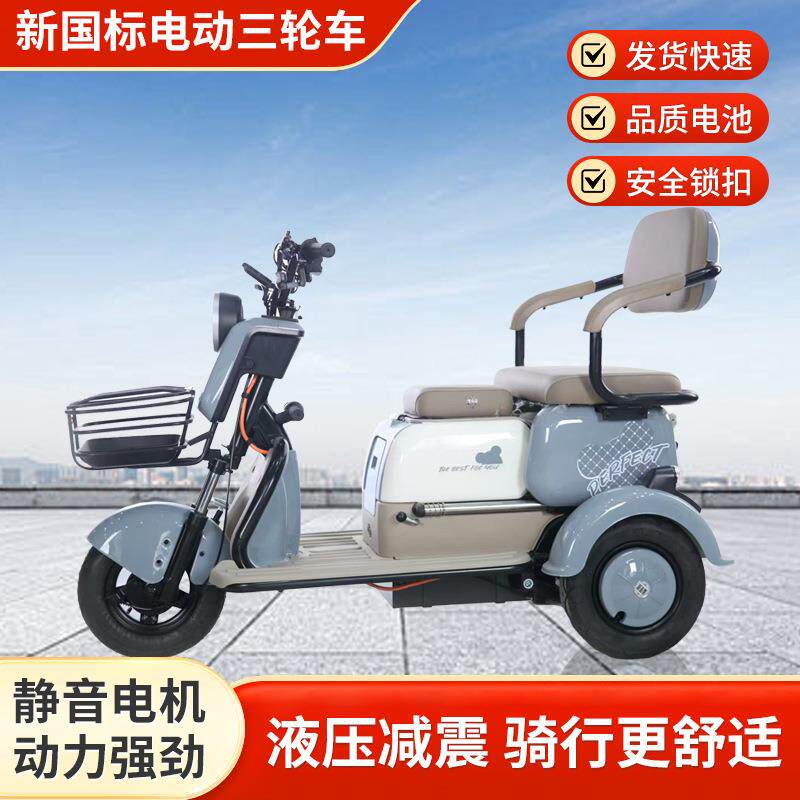 厂家现货轻便代步车家用小型休闲车电动三轮车老年代步车折叠车