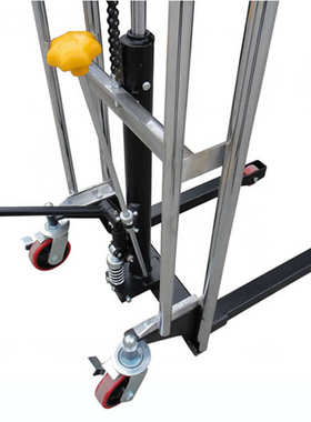 诺力手动液压行李车移动式堆高升降平台车模具升高400公斤PS0485