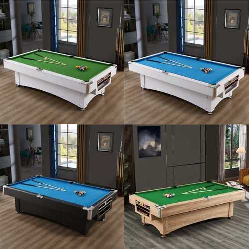 旺豪台球桌多功能三合一自动回球家用美式标准型商用桌球台室内