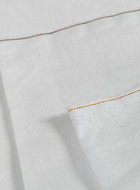 2114S亚麻棉半漂布 数码印花胚 麻棉混纺面料麻布春夏女装布料现