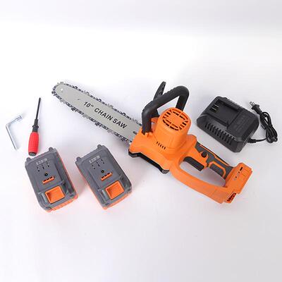 1寸0寸1220616锂电锯无刷锂电锯链户外伐木寸枝电动座充园林专用