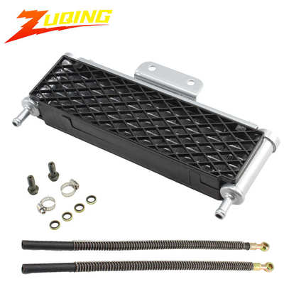 越野摩托车油冷器机油散热器套件110/125/140/150cc通用水冷却器