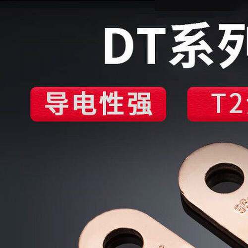 优质DT紫铜鼻子 国标镀锡铜线耳 接线端子 10/16/25/35/50/70平方