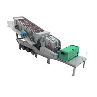 大型移动式破碎机矿山建筑石料河卵石制砂机新型一次成型细碎机