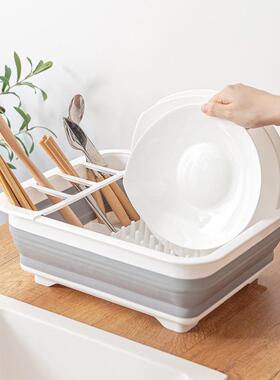 Multi-functional kitchen shelf sink Creative dish drain rack