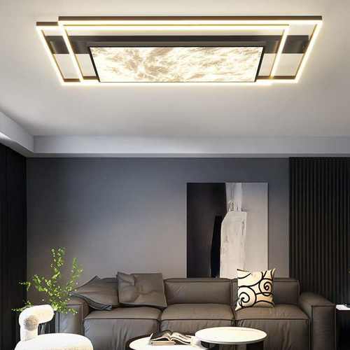 客厅灯北欧意式轻奢简约现代大气家用客厅主灯吸顶灯2024新款套餐