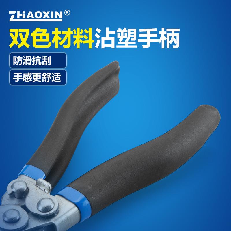 工省业级力电斜嘴钳2226寸8寸斜口钳子剪钳偏嘴钳尖线嘴钳断线钳