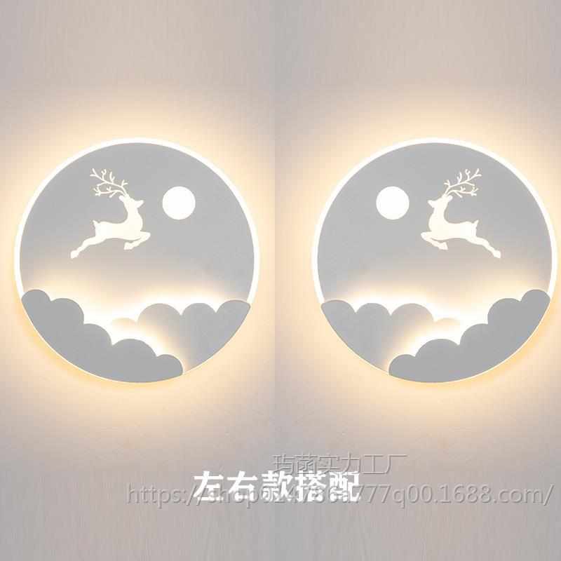 2025新款北欧主卧室壁灯卧室床头灯现代简约客厅背景墙房间楼梯灯