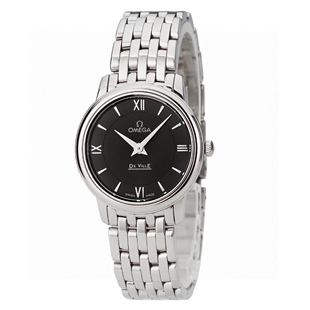 [9.8新]欧米茄碟飞系列手表女款精钢石英女表424.10.27.60.01.001