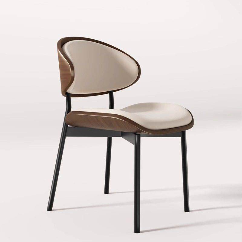 伊姆斯餐椅家用意式轻奢咖啡椅现代简约餐桌椅子设计师餐厅凳子