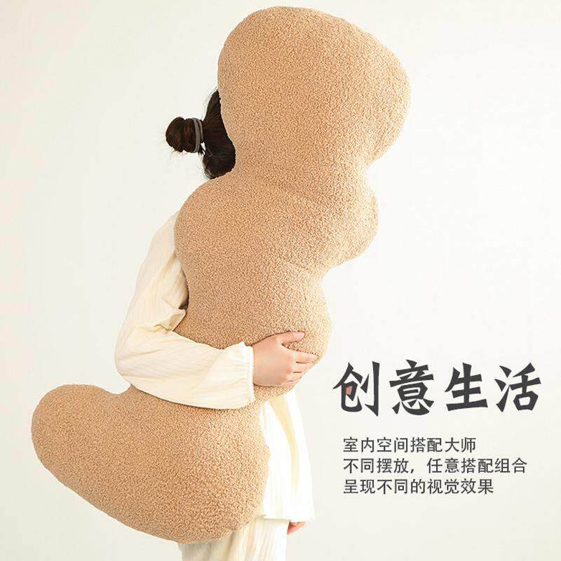 Throw pillow sofa back cushion cover velvet Pillow case抱枕图片