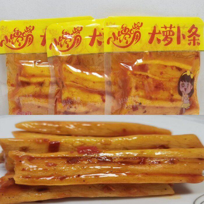 湖南特产小馋嘴大萝卜条 1000克香辣味春韵古食零食小吃下饭菜
