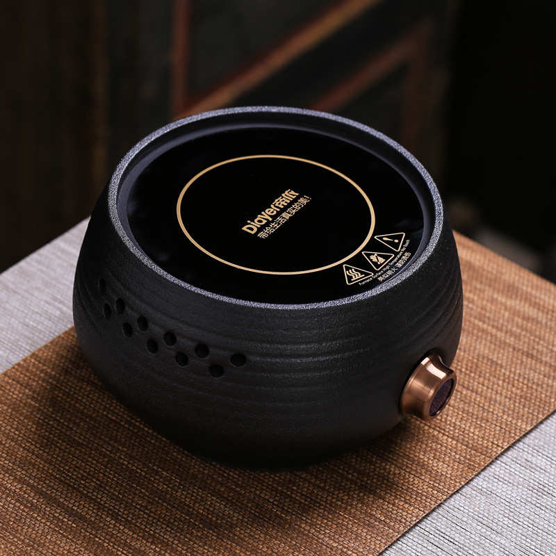 家用蒸茶煮茶电陶炉陶瓷机身温茶保温茶炉玻璃壶陶瓷壶多用煮茶器