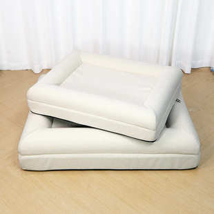 跨境寵物沙發(fā)床加厚睡墊寵物窩墊人類狗床矩形床Rectangular bed