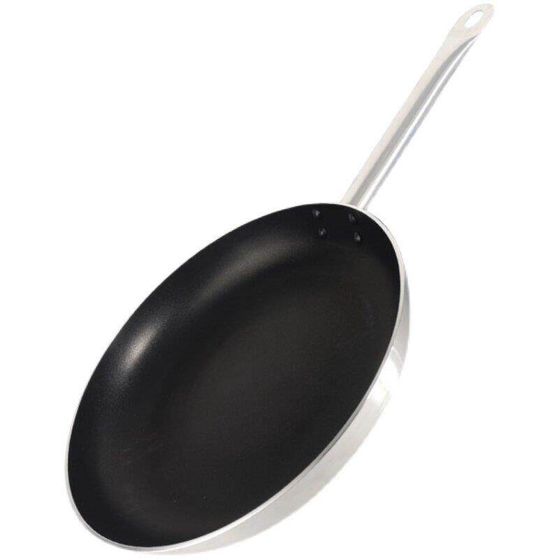 商用酒店不粘锅煎锅平底锅煎大号家用煎炒牛排电磁炉燃气灶适用