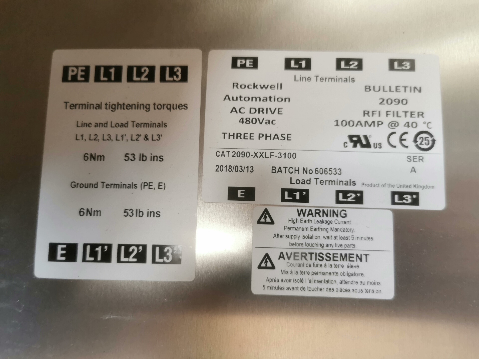 处理一台全新AB 罗克韦尔 CAT 2090-XXLF-31