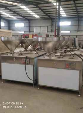 鸡肉猪肉肠肉制品灌肠肠设备 腊式肠灌机设液备 压灌肠QRL机 一年