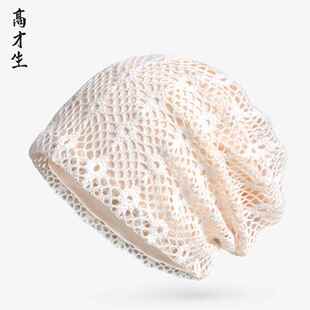 睡帽女夏季开颅手术化疗后女士帽子薄款包头帽光头透气术后头巾帽