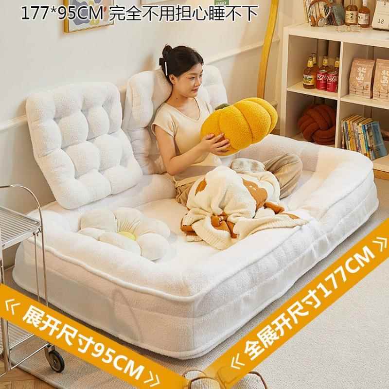 人类狗窝懒人沙发可躺可睡榻榻米阳台折叠两用单人沙发卧室小沙发