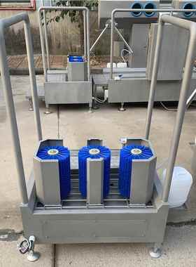 厂家4应靴底靴帮清洗机 供通道式靴VLH机 洗30不锈钢材质