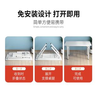 桌卧室家用办公桌学生宿舍小户型书桌简易学习可折叠桌 G&电脑台式