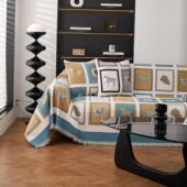 四季 好货集锦 通用雪尼尔沙发巾盖布百搭简约防滑搭巾 甩货