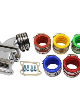 化油器进气歧管适用DIO50 AF34 AF35 AF38发动机改装接口彩色接头