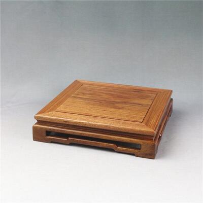 实木底座方形工艺品摆件底座木质紫砂茶壶垫花盆花瓶木托方形底座