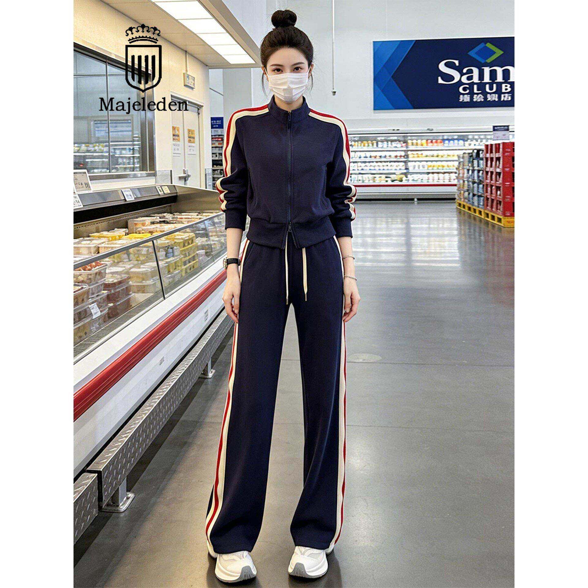 正品2026春秋新款休闲运动套装女韩系chic穿搭一整套时尚洋气卫衣