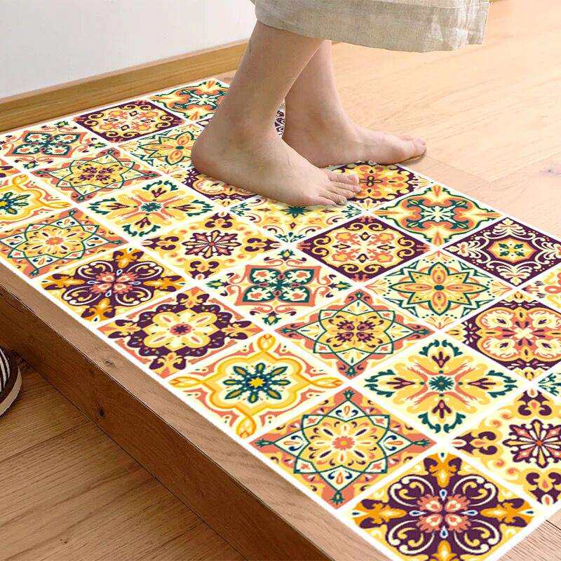 摩洛哥瓷砖风格地板贴浴室客厅厨房卫生间防滑耐磨3D地贴DB001