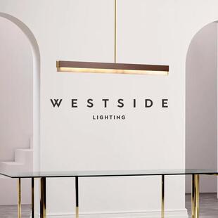 中山工厂直销westside意式轻奢天然云石餐厅吊灯设计师茶室吧台一