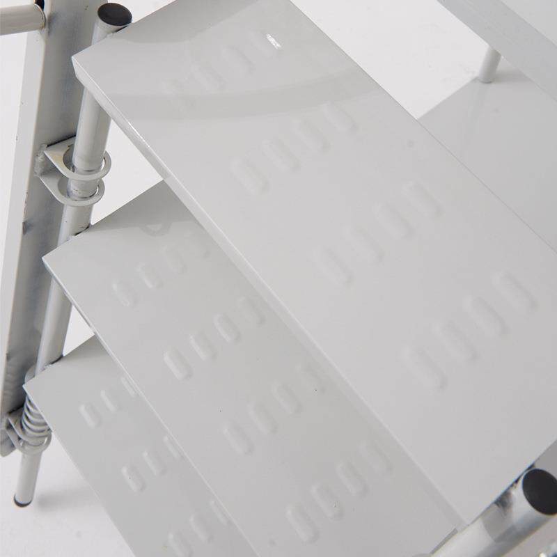 工厂仓库B型登高车 两步登高梯带轮子三步登高梯仓库踏板步登高梯