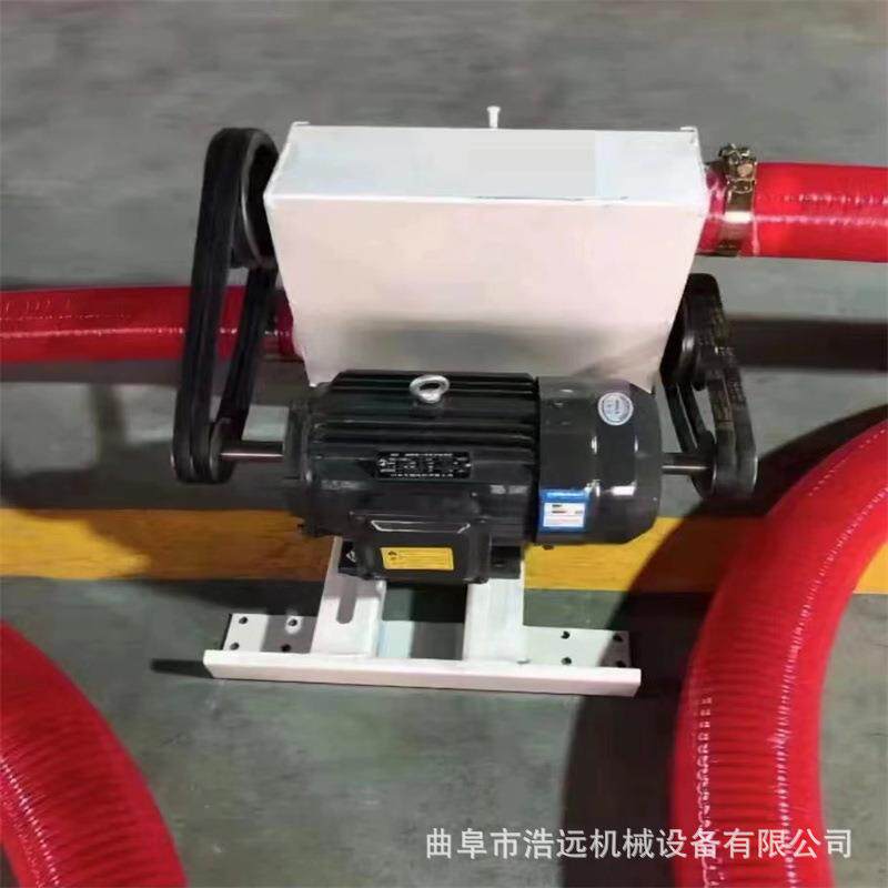 牛筋软管粮食提升机中驱动面粉输送机抽沙机视频盛达机械