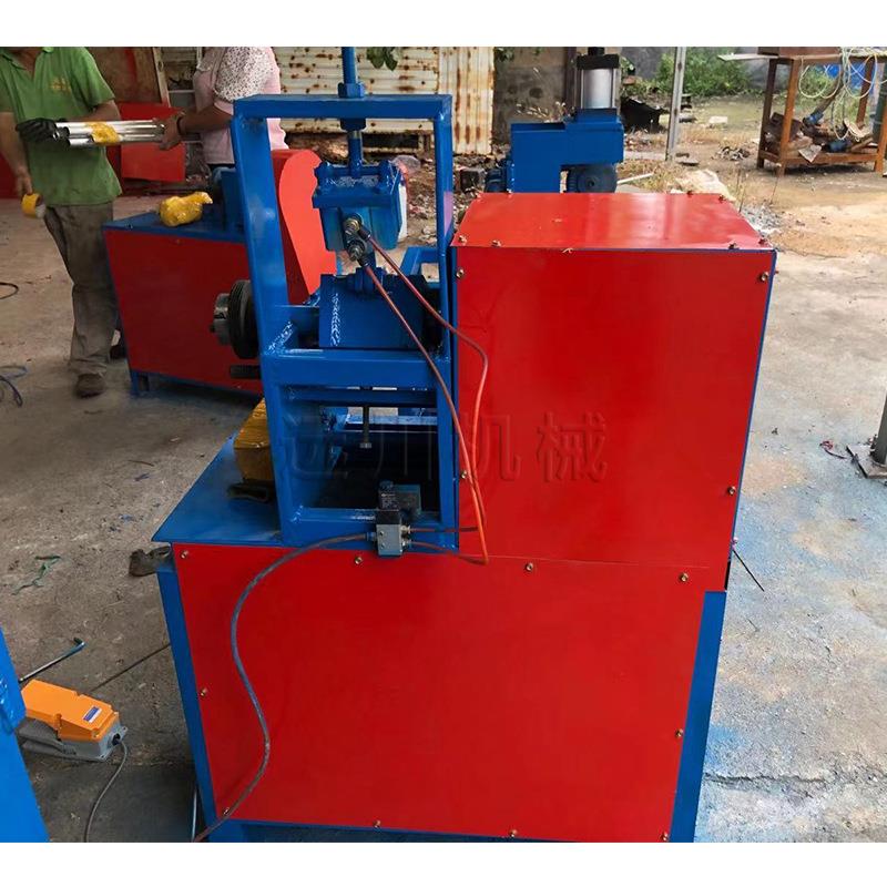 拖把杆对接车丝机 不锈钢管压纹机 气动款钢管螺纹滚丝机