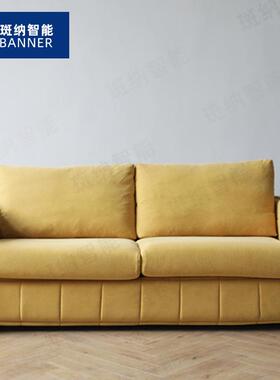工布直供多功能公厂寓沙发床厅艺三人客沙发布艺小BNB005#户型推