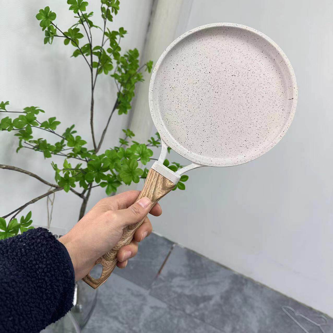 家用煎饼电磁炉煎盘!平底锅麦饭石不沾锅!