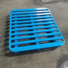 叉车托钢制重型仓储盘物圆角栈板二面进叉流四面TFI进铁钢制托盘