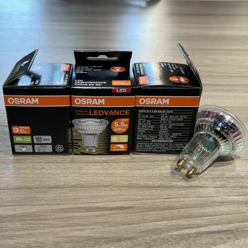 OSRAM欧司朗LED灯杯GU105.5W可调光PAR16工程家居酒店照明高亮度