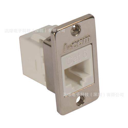 L-COM ECF504-C6-MINI 6类微型RJ45耦合器套件 非屏蔽 现货