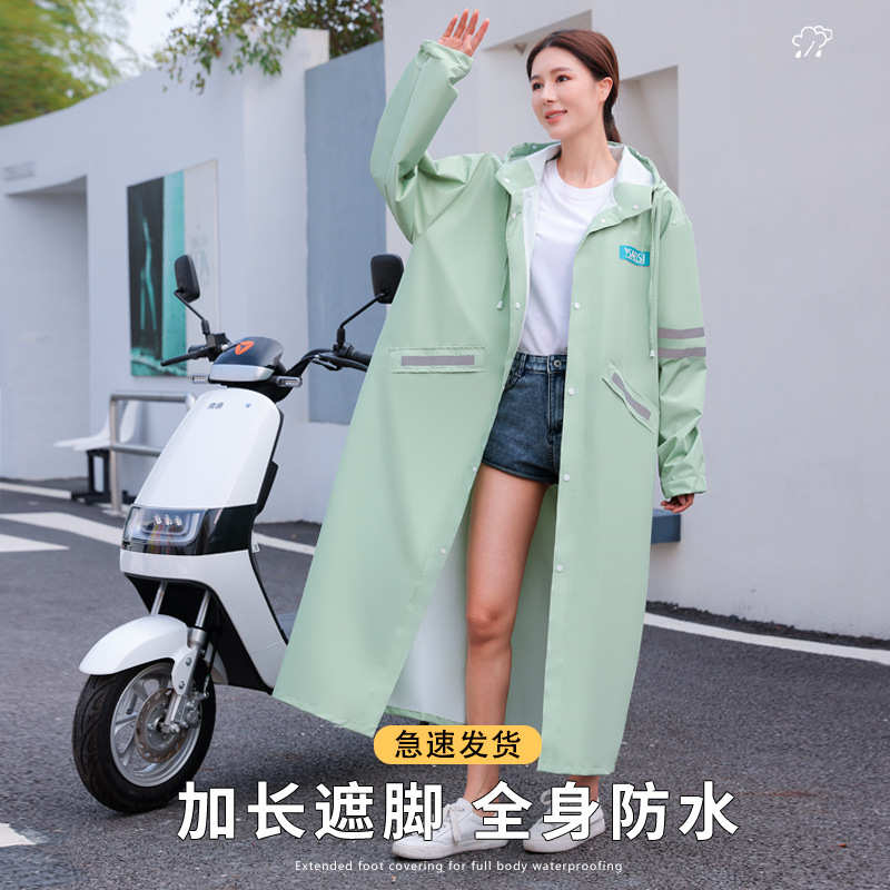 专用摩托车雨衣连体动车电动车摩穿男雨披托托长车款成人款全身暴