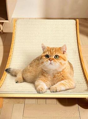 Wooden Cat Scratching Pads Multifuction Cats Sleeping Bed De