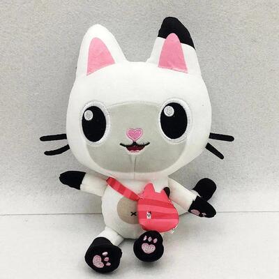 25cm 7-piece Gabby doll house plush toy cartoon stuffed anim