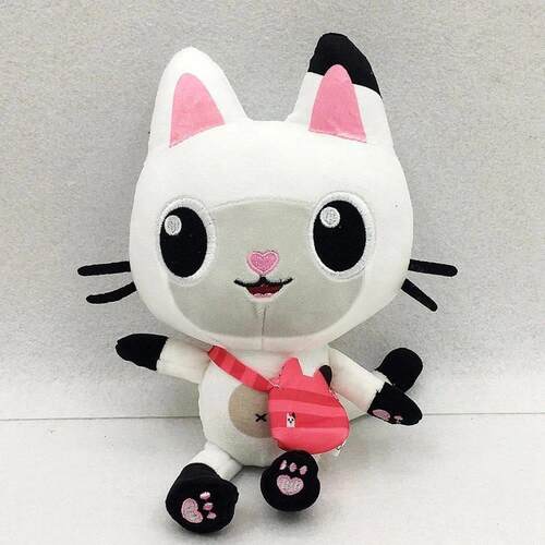 25cm 7-piece Gabby doll house plush toy cartoon stuffed anim
