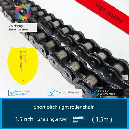 工业传动滚子炼条单排1.5寸24A-1x40L/双排1.5寸24A-2x40L