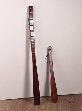 Wooden Shoe Horn With Lanyard Flexible Long Handle Shoehorn