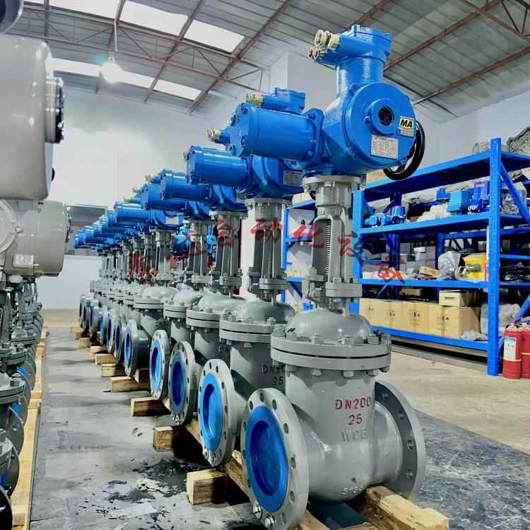 矿用隔爆型电动闸阀煤安型MZ941H-25CDN100带远程控制